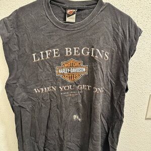 Harley-Davidson Black Short Sleeve Tee